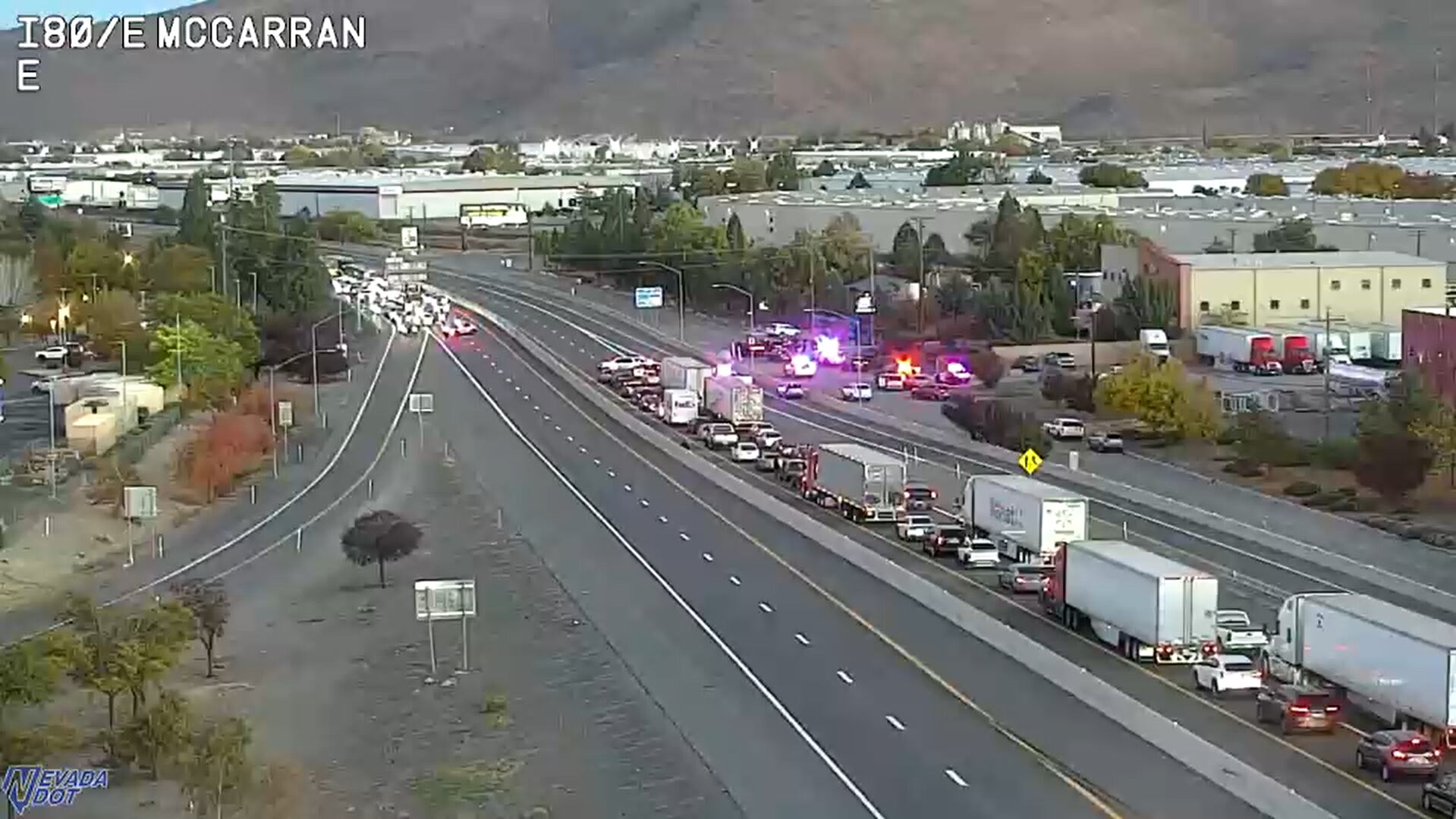 Police response causes brief I80 closure