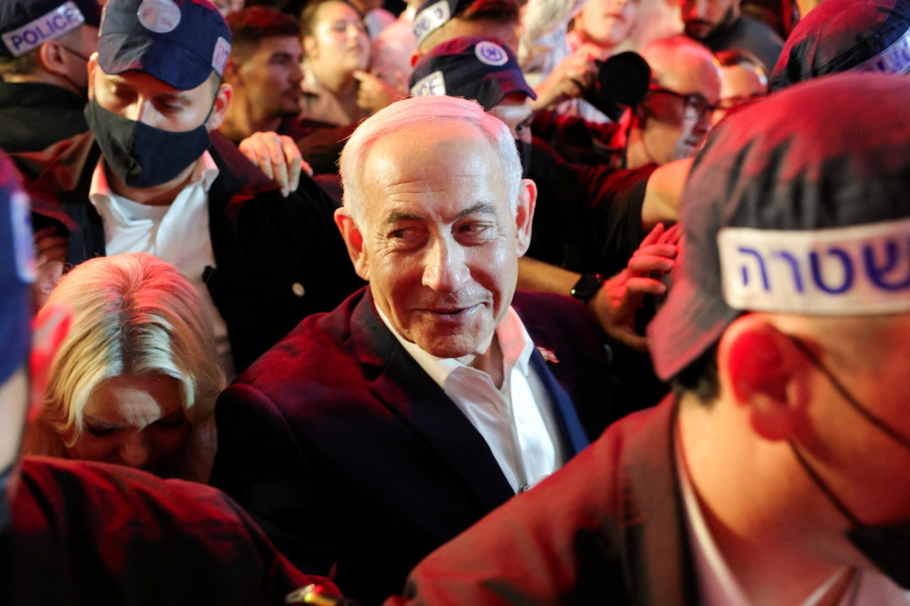 Netanyahu, leader of the Likud party, has governed Israel on and off for 19 years.