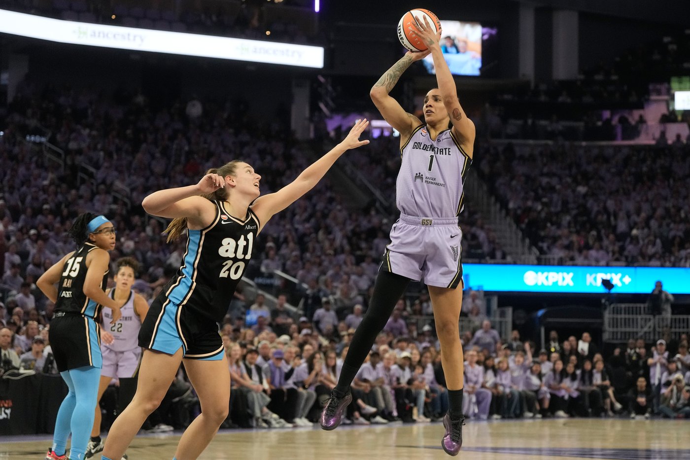 Kiah Stokes' big night on both ends leads Valkyries past Dream 64-55 ...