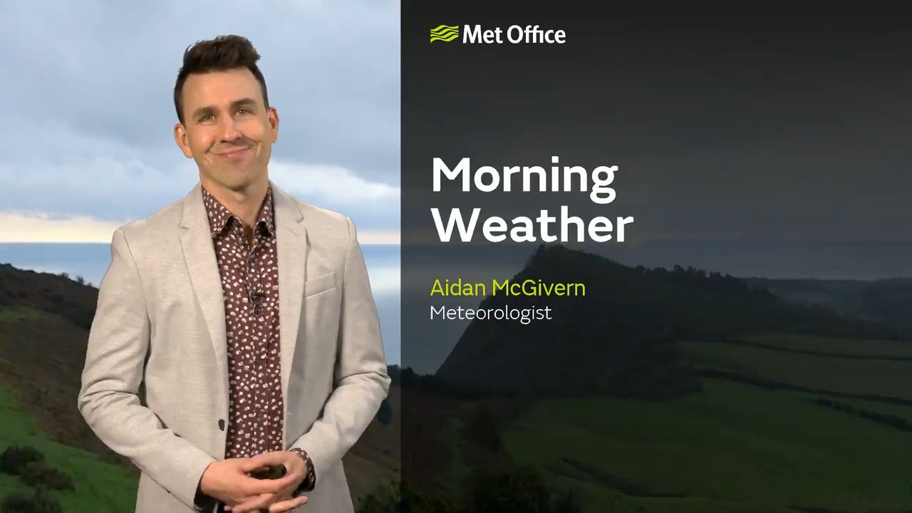 Met Office Saturday morning weather forecast 21/02/2026