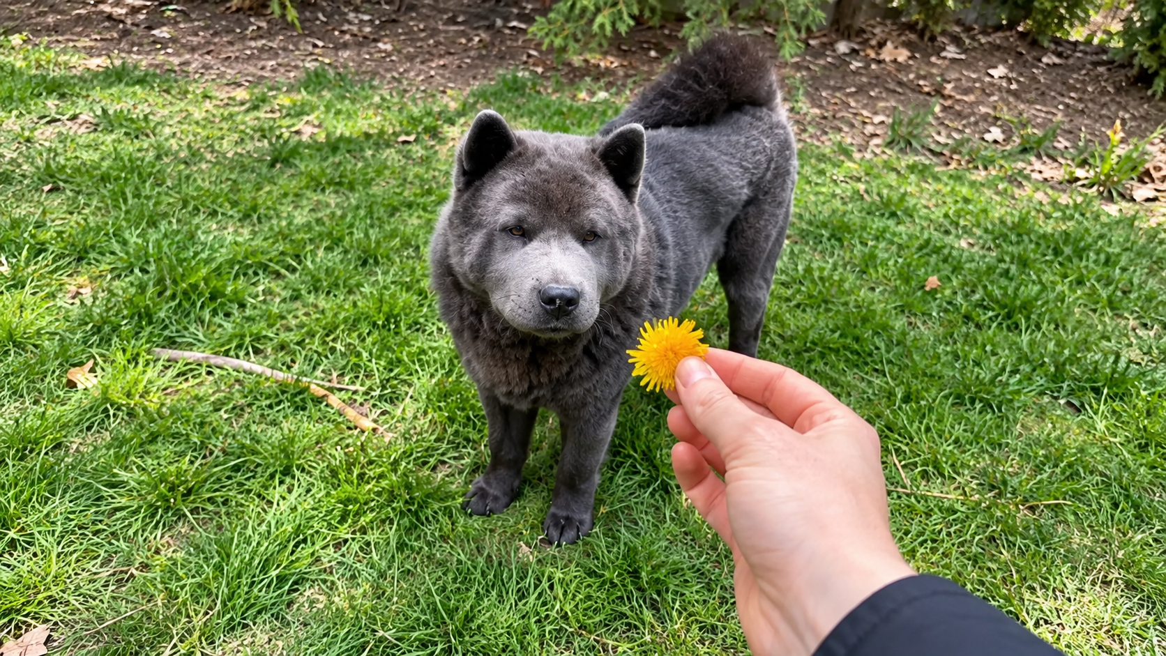 My daily moments with my playful Chow Chow