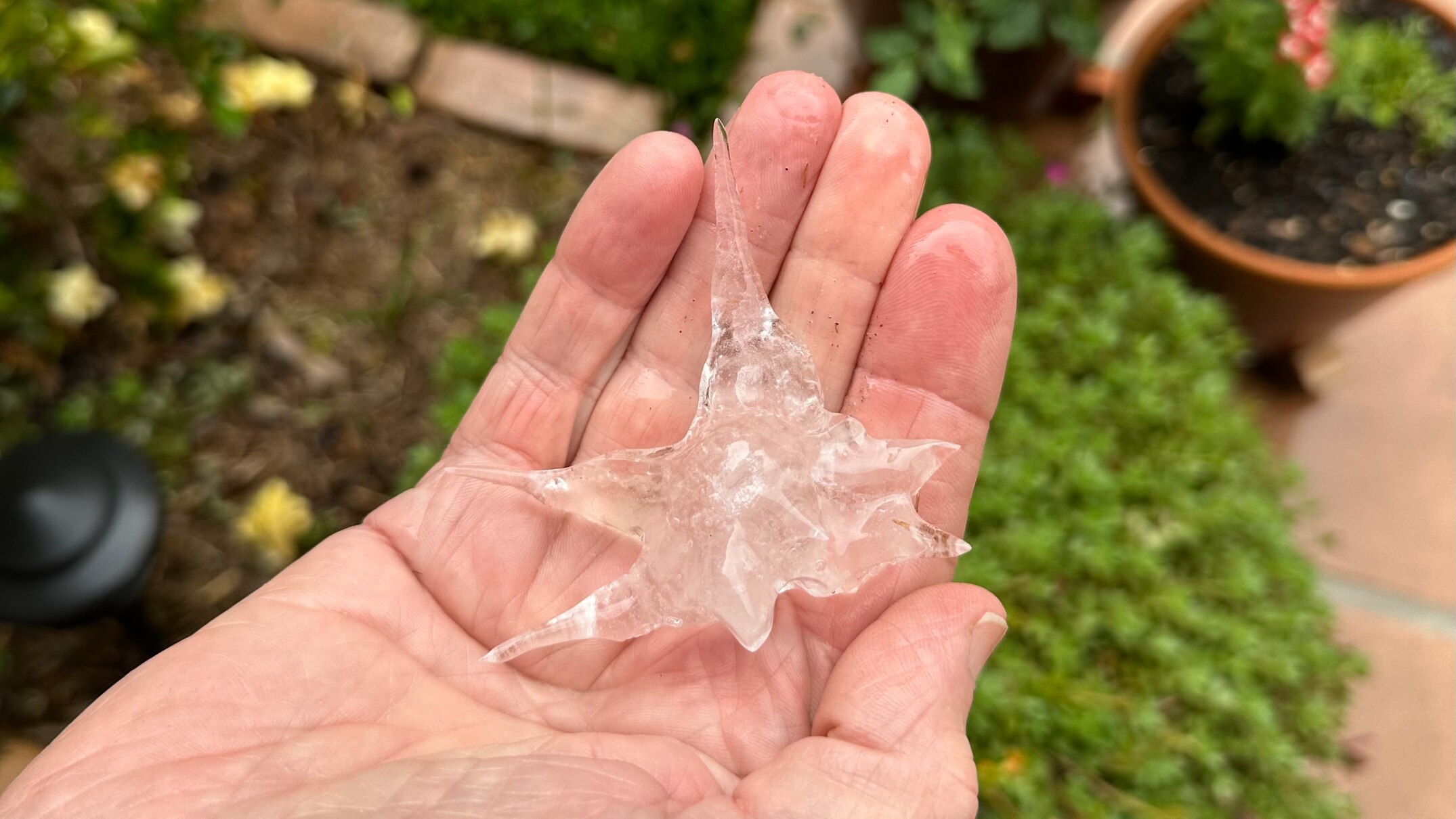 Giant hail observed in parts of south-east Queensland as 'very ...