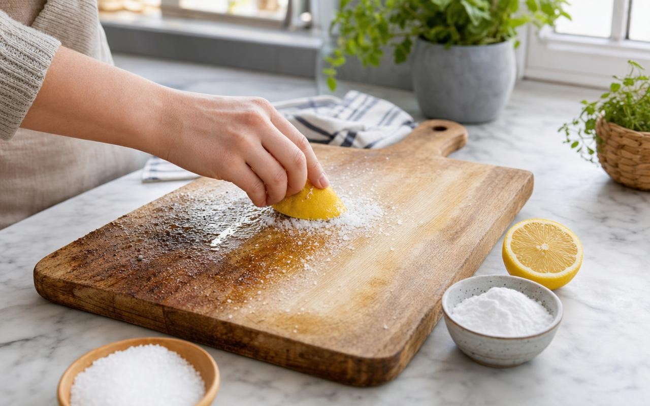 Stop throwing out 'ruined' chopping boards: sprinkle this cheap kitchen ...