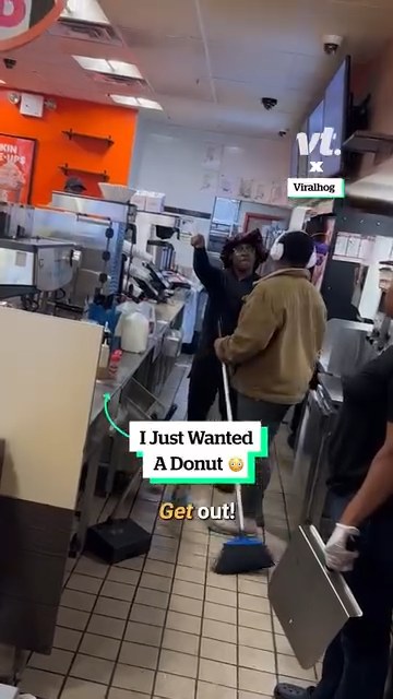 Woman freaks out at Dunkin' Donuts employees