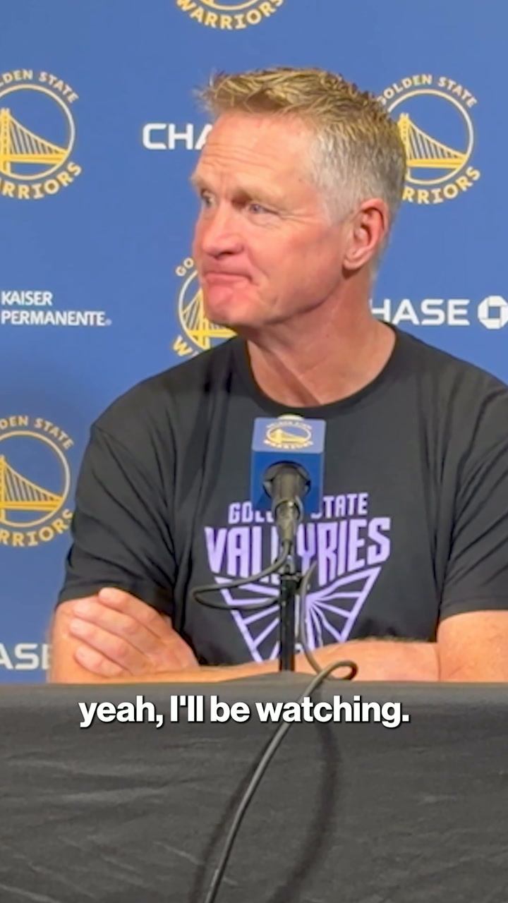 Steve Kerr weighs in on Valkyries' early start time