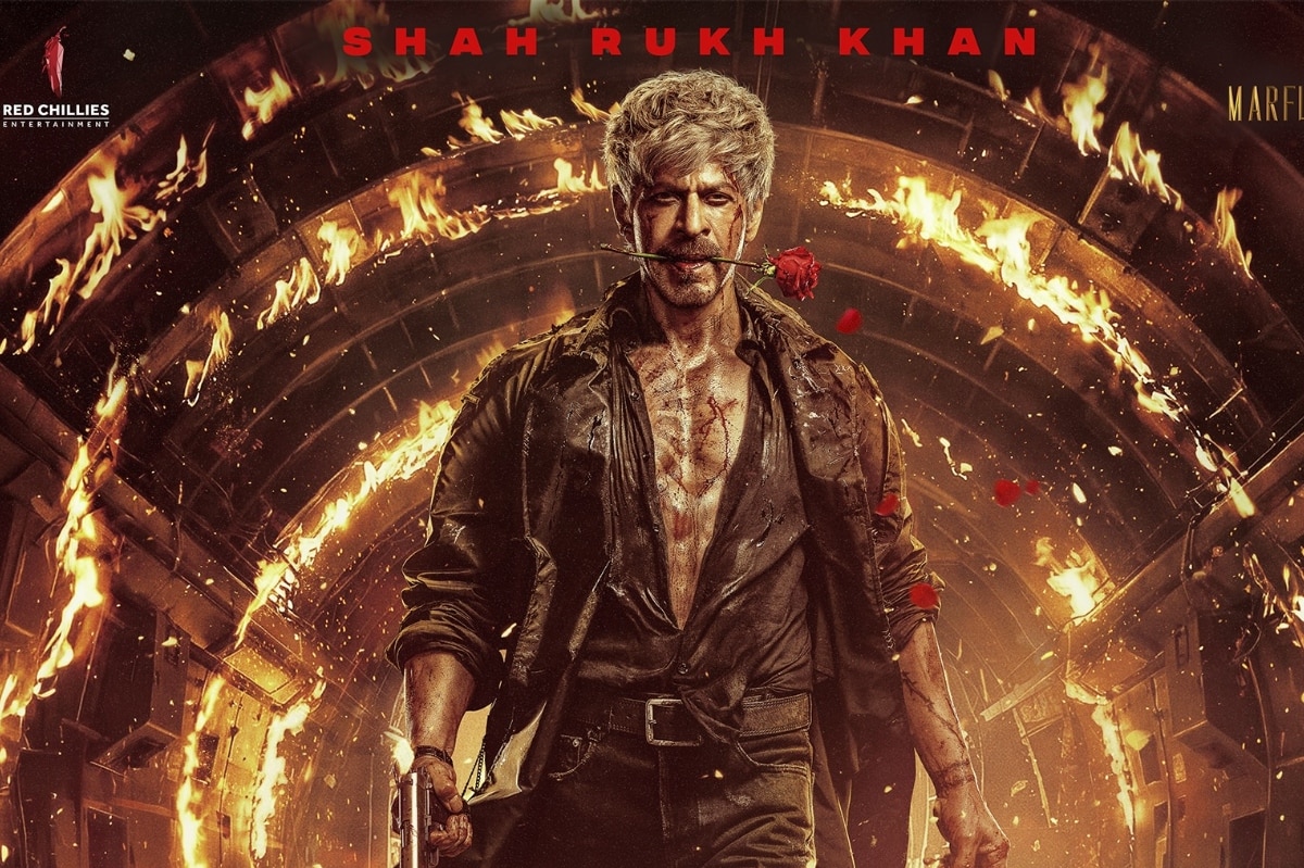 Shah Rukh Khan turns fierce with gun and red rose in new KING poster ...