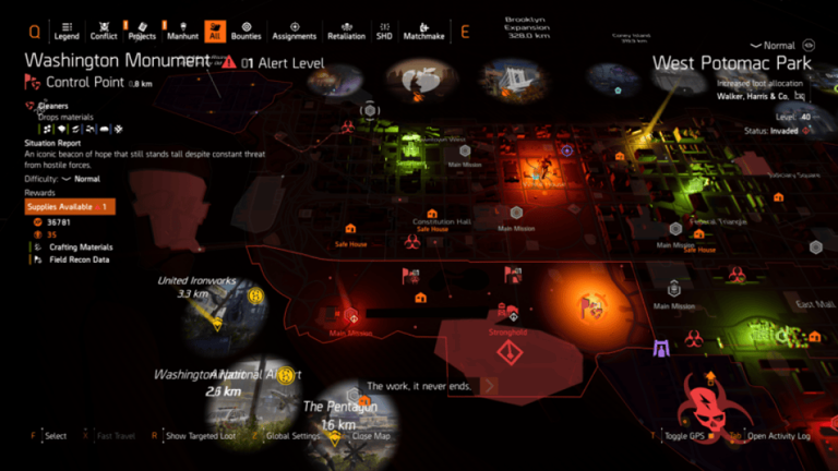 The Division 2 Y8S3 Red Horizon week 10 manhunt: Scout 10 solutions