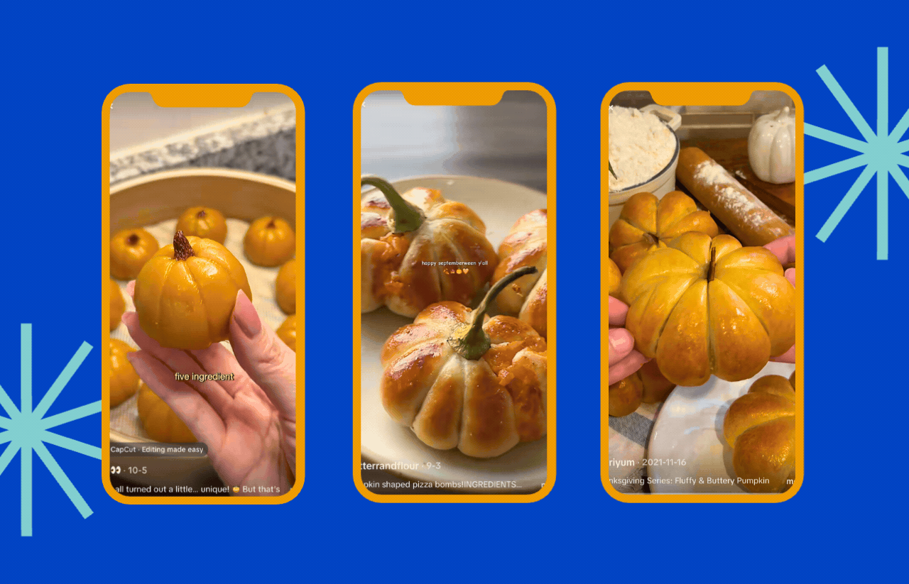 A complete overview of TikTok’s favorite pumpkin-shaped foods