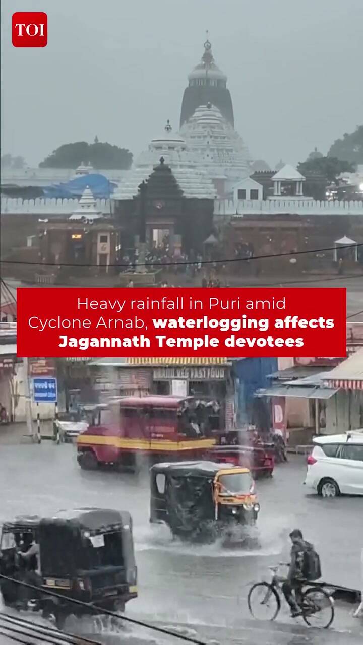 Cyclone Arnab triggers waterlogging in Odisha's Puri