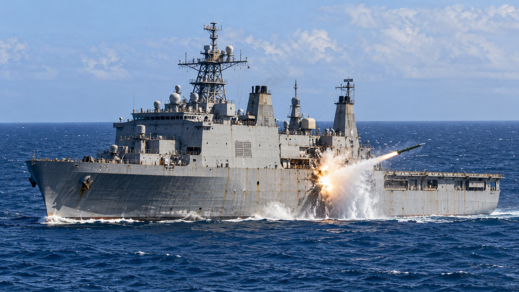 The US Army's long range missile hit a moving ship in 2024