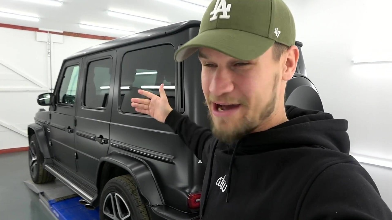 Mercedes-Benz G63 AMG gets satin black Xpel PPF
