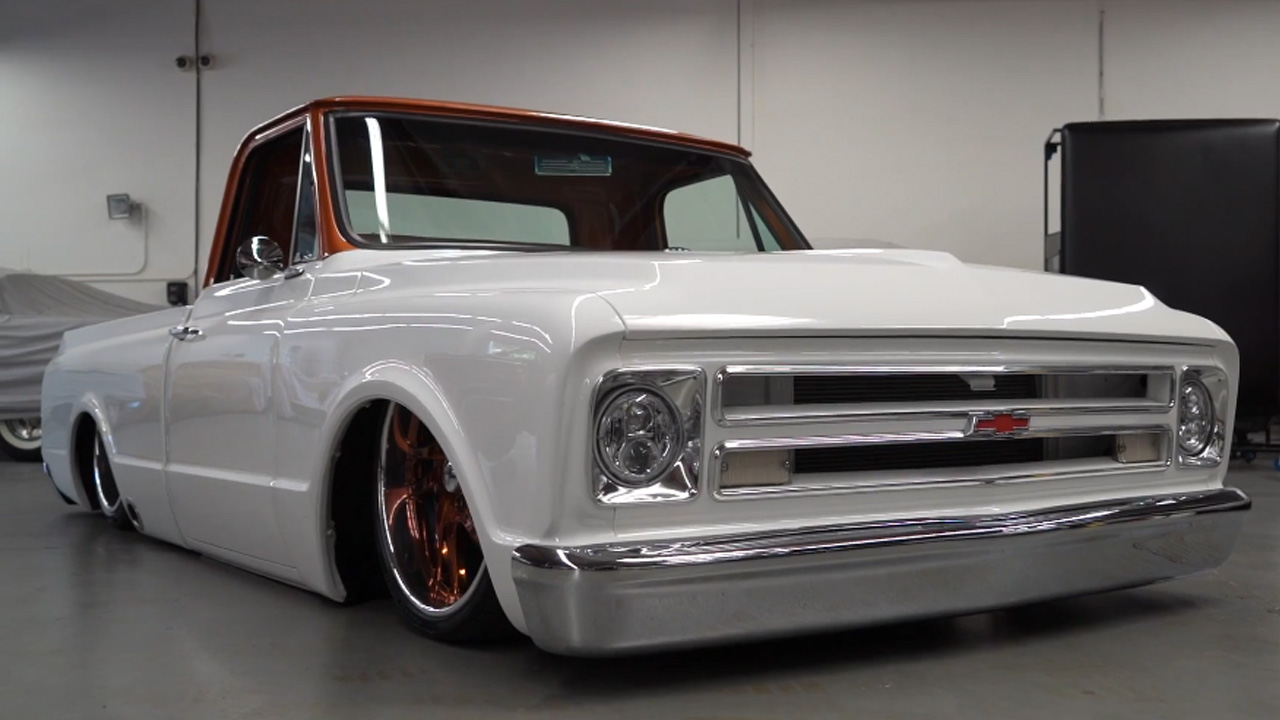 This '67 Chevy C10 has an incredible low stance