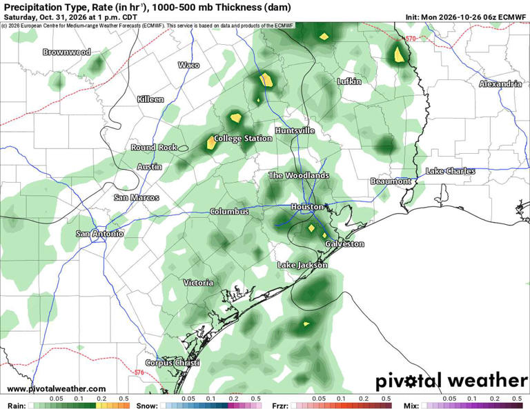 A few rain chances are brewing for Houston. Here's when they could arrive.