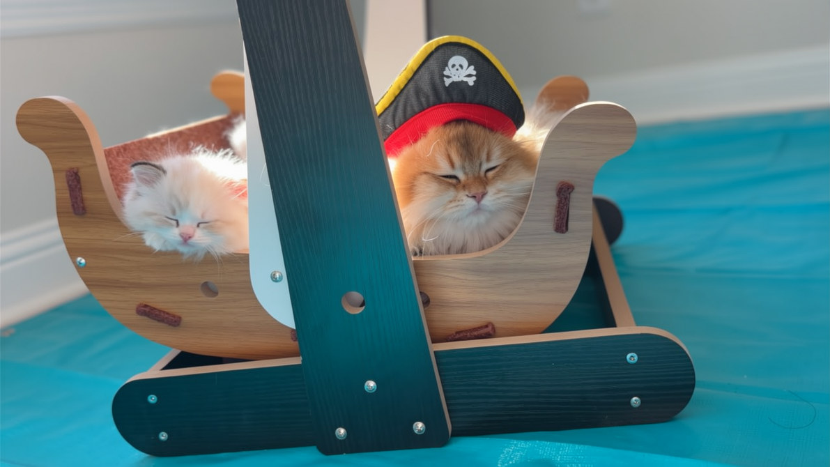 Kittens go outside for the first time