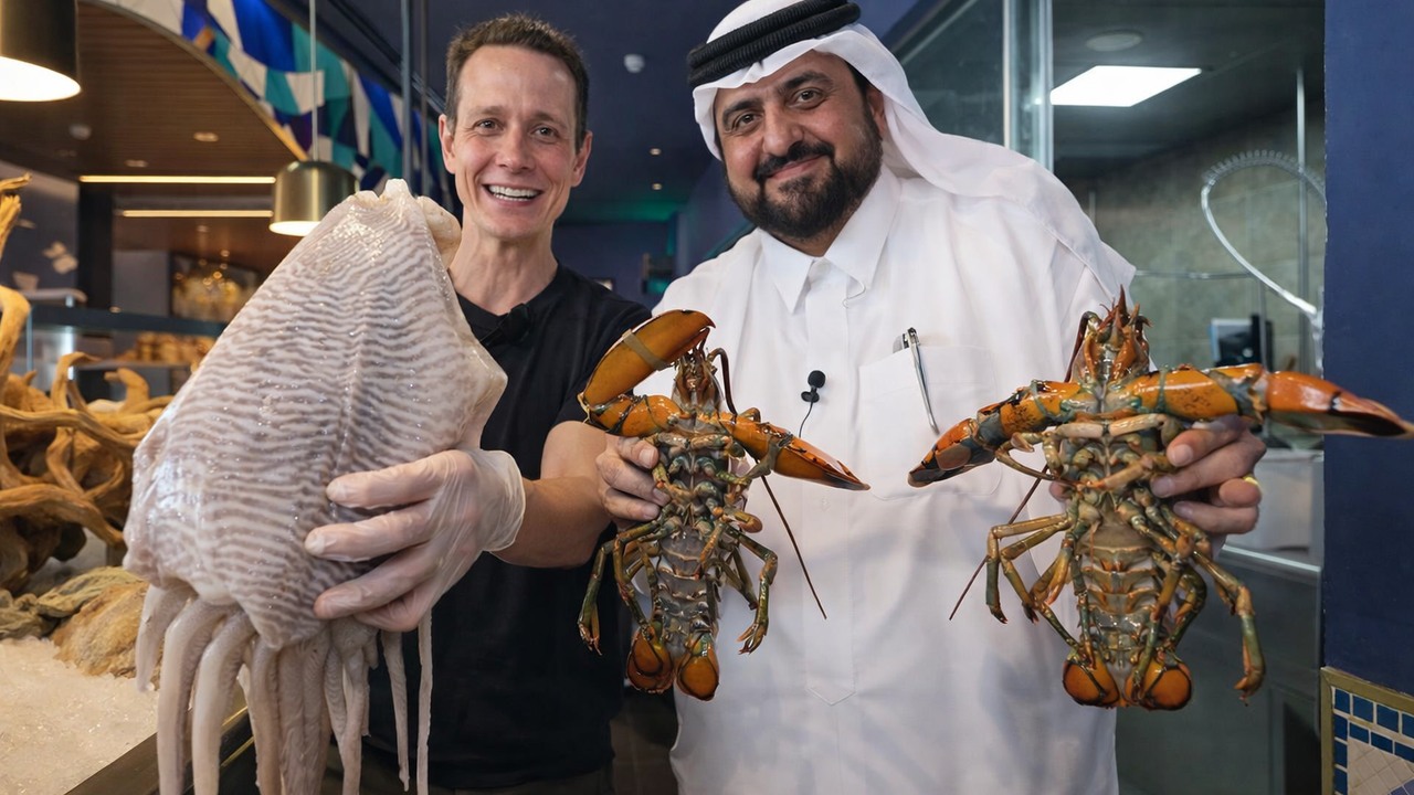 Comparing fresh local fish with a luxury seafood buffet to see which is ...