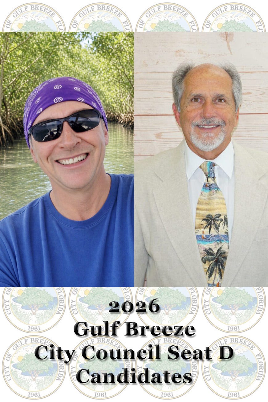Gulf Breeze Council candidates put focus on tree preservation, flood ...
