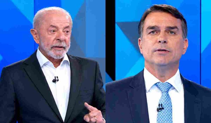 Lula e Flávio Bolsonaro (Reprodução: Instagram) Lula e Flávio Bolsonaro (Reprodução: Instagram)