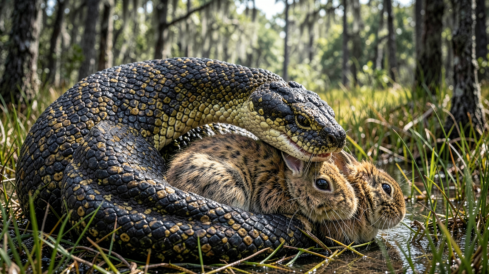 Burmese pythons caused 77% of recorded marsh rabbit deaths in ...