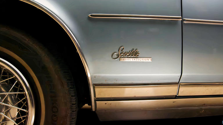 Jay Leno drives a stolen Cadillac that nearly became a 90-mph getaway car