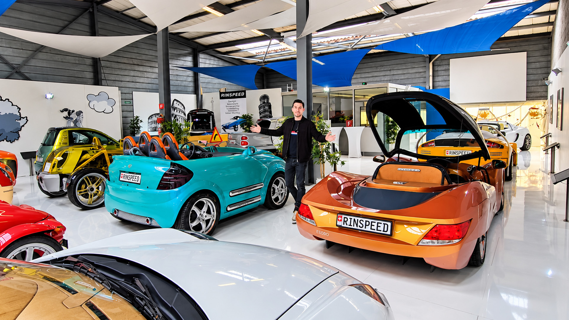 Inside Rinspeed's hidden warehouse filled with rare concept cars