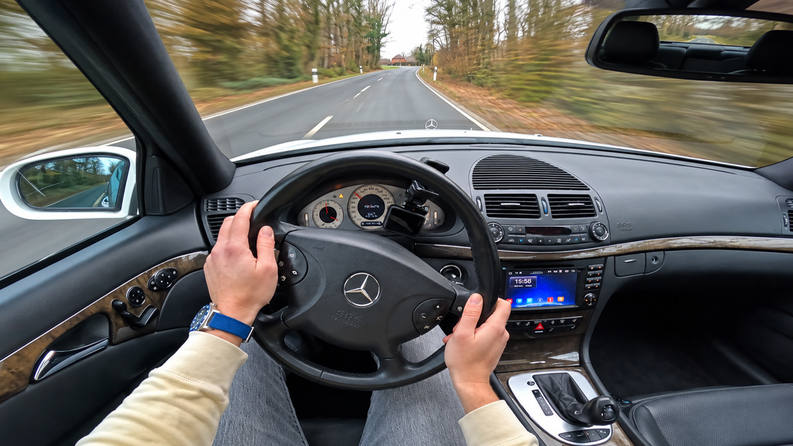 Mercedes E55 AMG W211 is a legendary supercharged AMG sleeper
