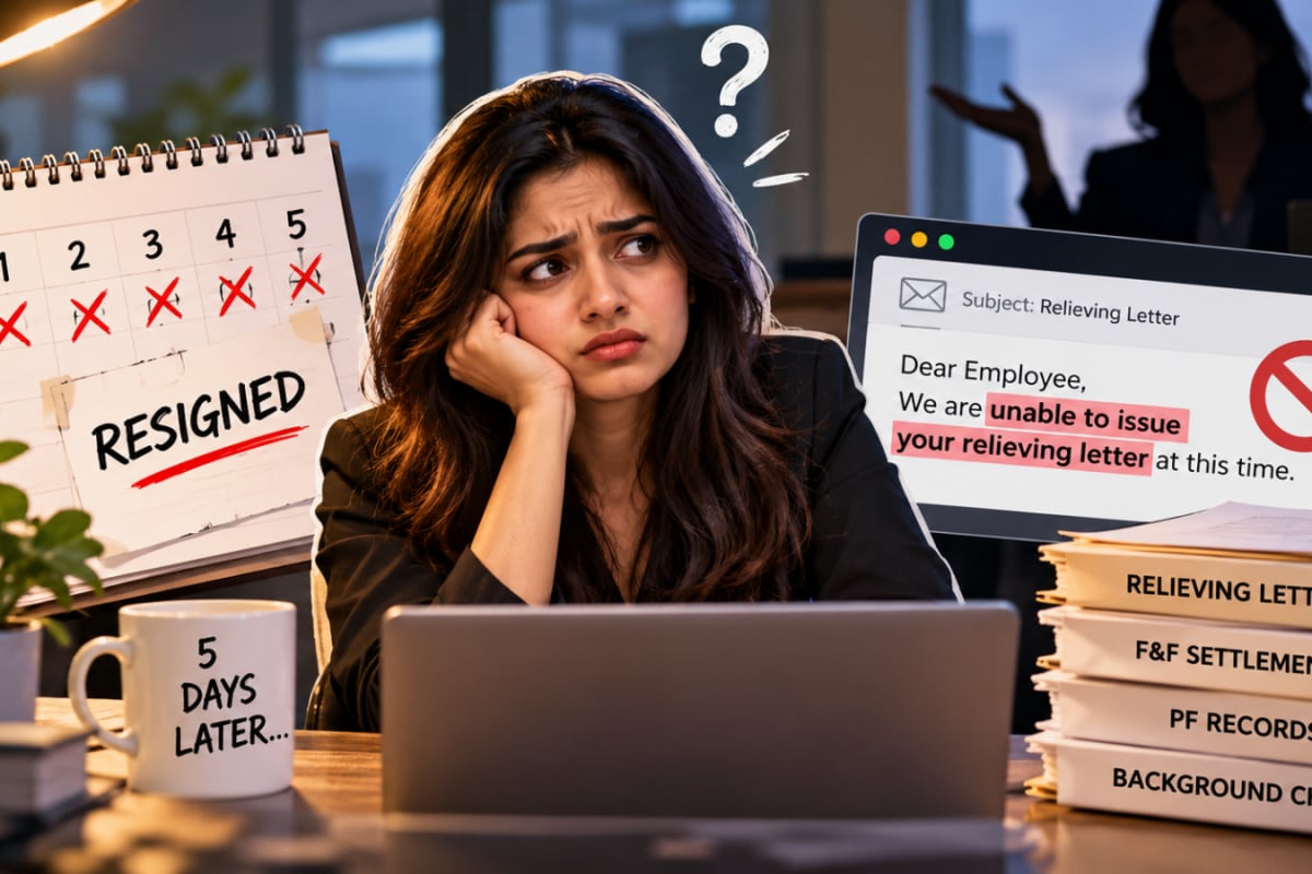 'I resigned on my 5th day': Employee seeks advice after company refuses ...