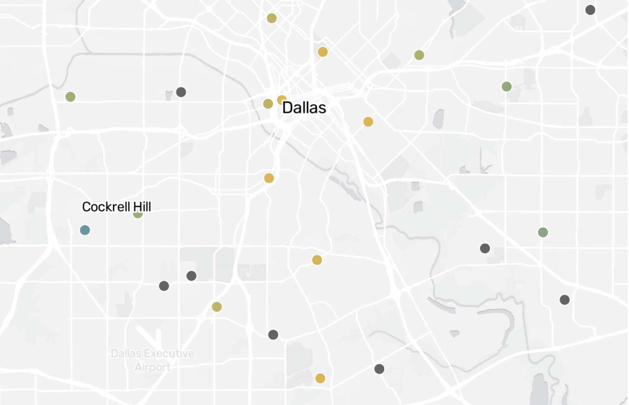Map: Early voting sites near public transit stops