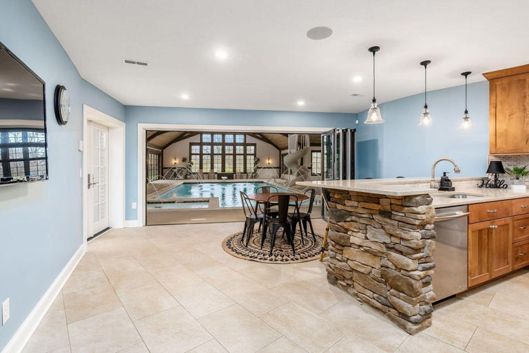 9-acre Pickerington home with resort-like natatorium returns to market