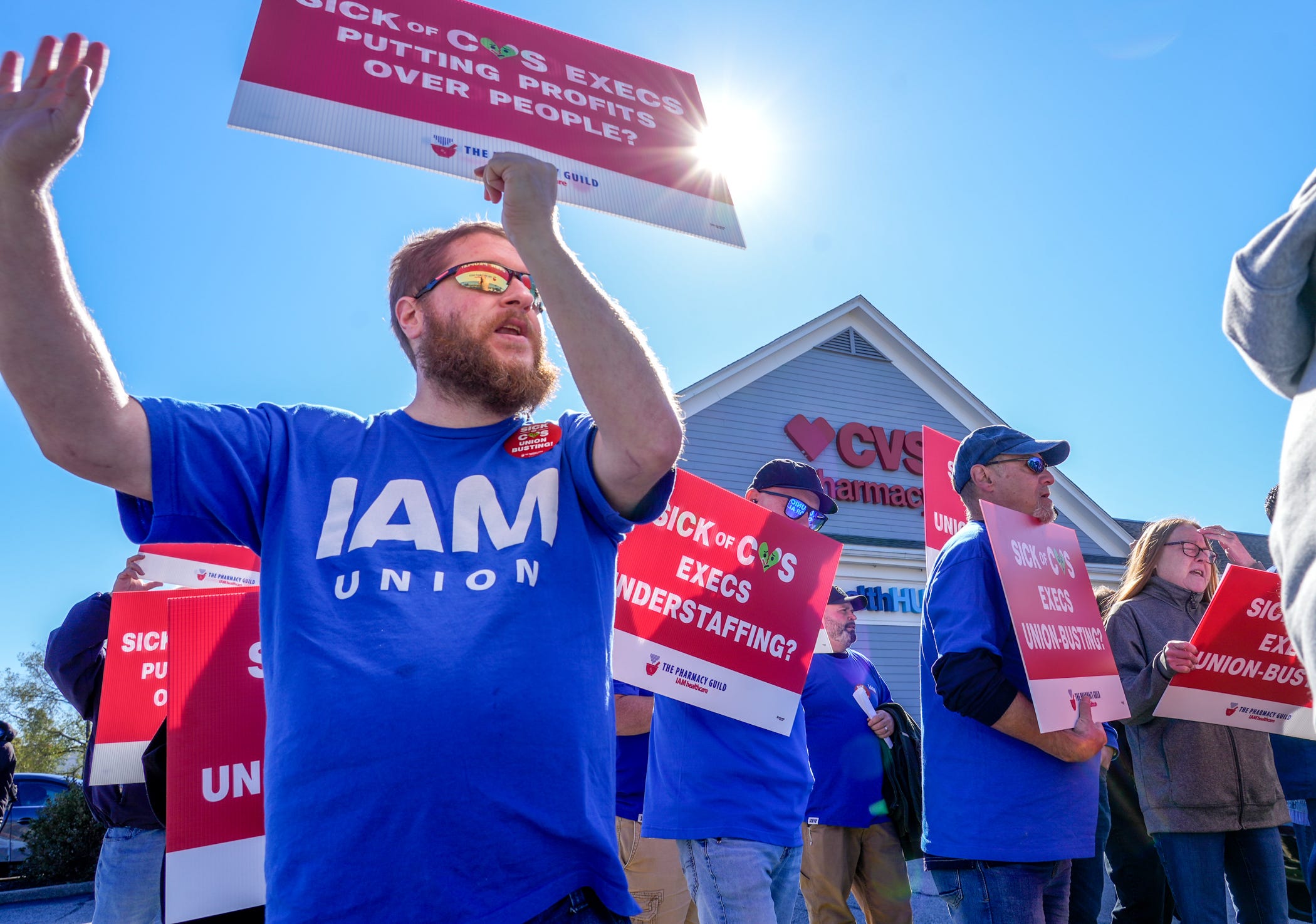 CVS workers in Rhode Island rally over staffing, contract fight