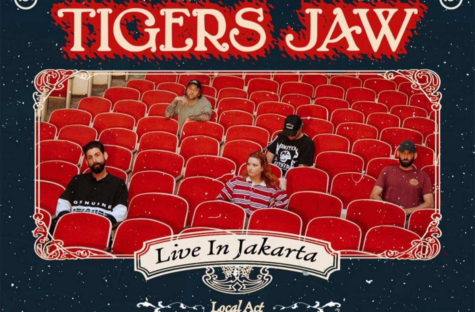 Tigers Jaw segera konser di Jakarta, dibuka Dongker dan Colorcode