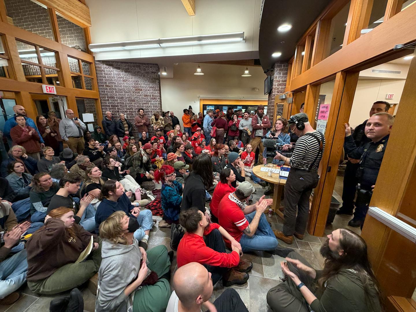 Hermantown postpones data center vote after protest disrupts meeting