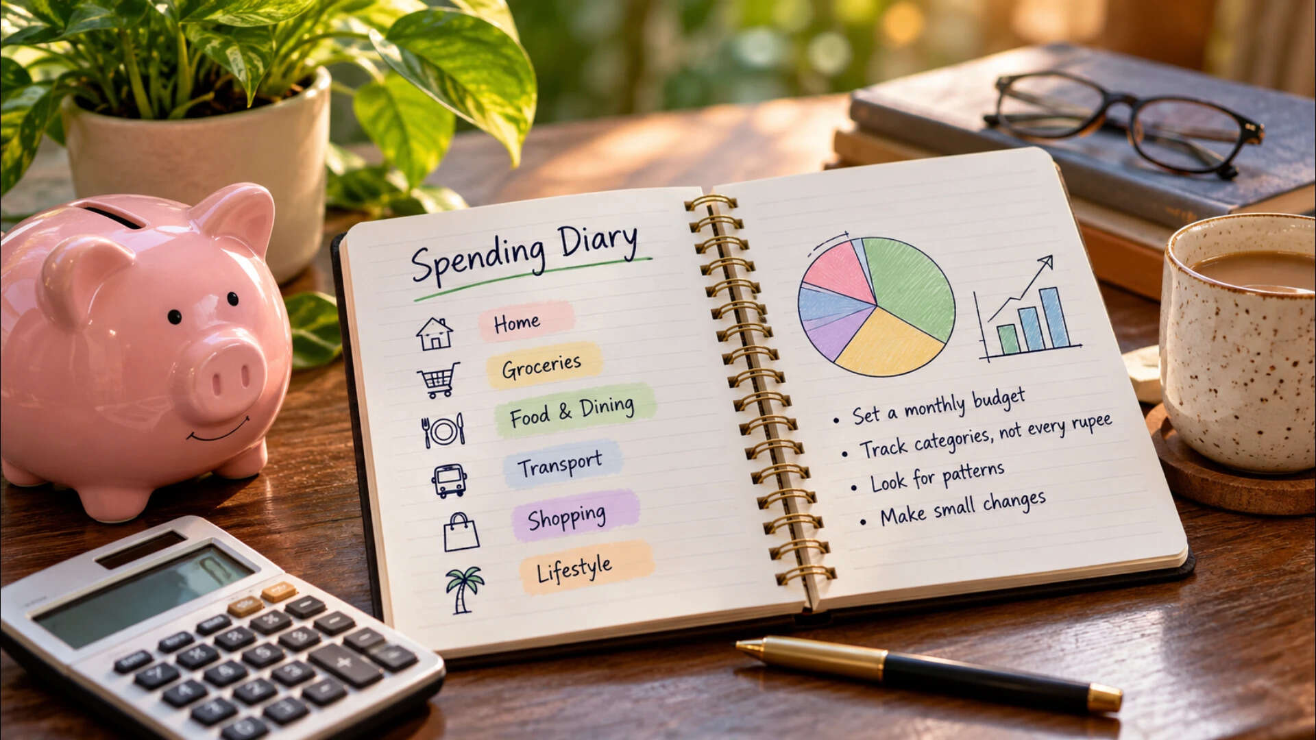 How to create a personal spending diary without tracking every rupee