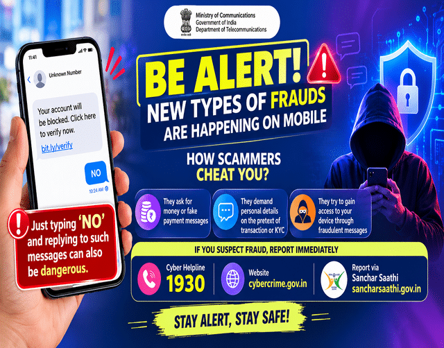 Cyber fraud alert 2026: Beware of fake SMS, suspicious links and ...