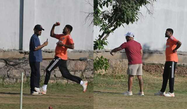 Hyderabad's Siraj fine-tunes bowling before India's New Zealand assignment