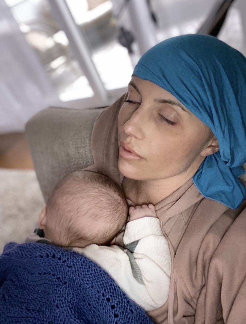 Mother diagnosed with breast cancer one week after birth of son says it ...
