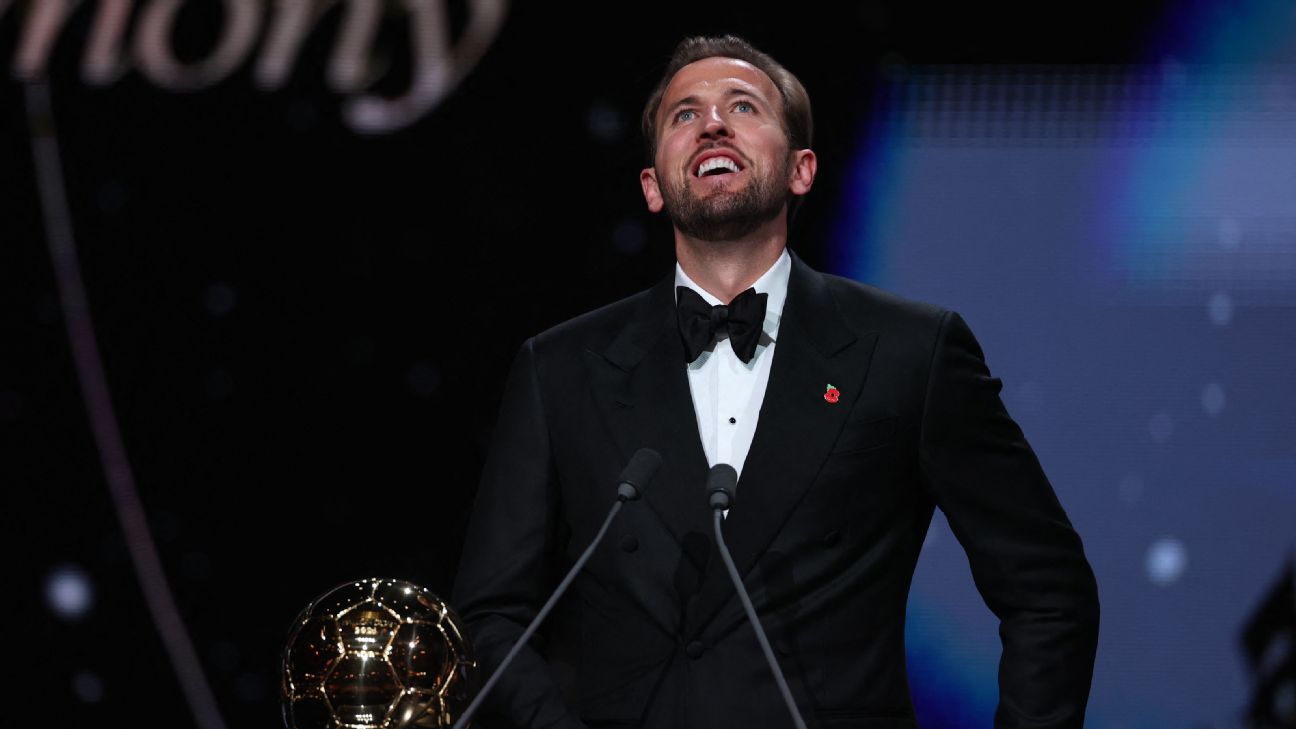 Harry Kane's Ballon d'Or win deserved - Prince William