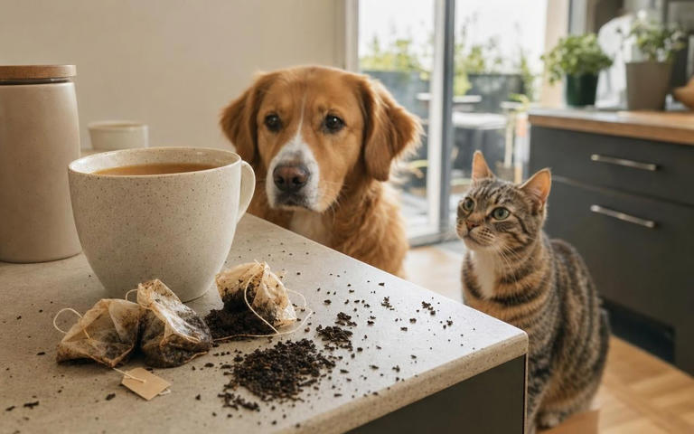 Pourquoi le thé et le marc de thé ne doivent pas être proposés aux animaux