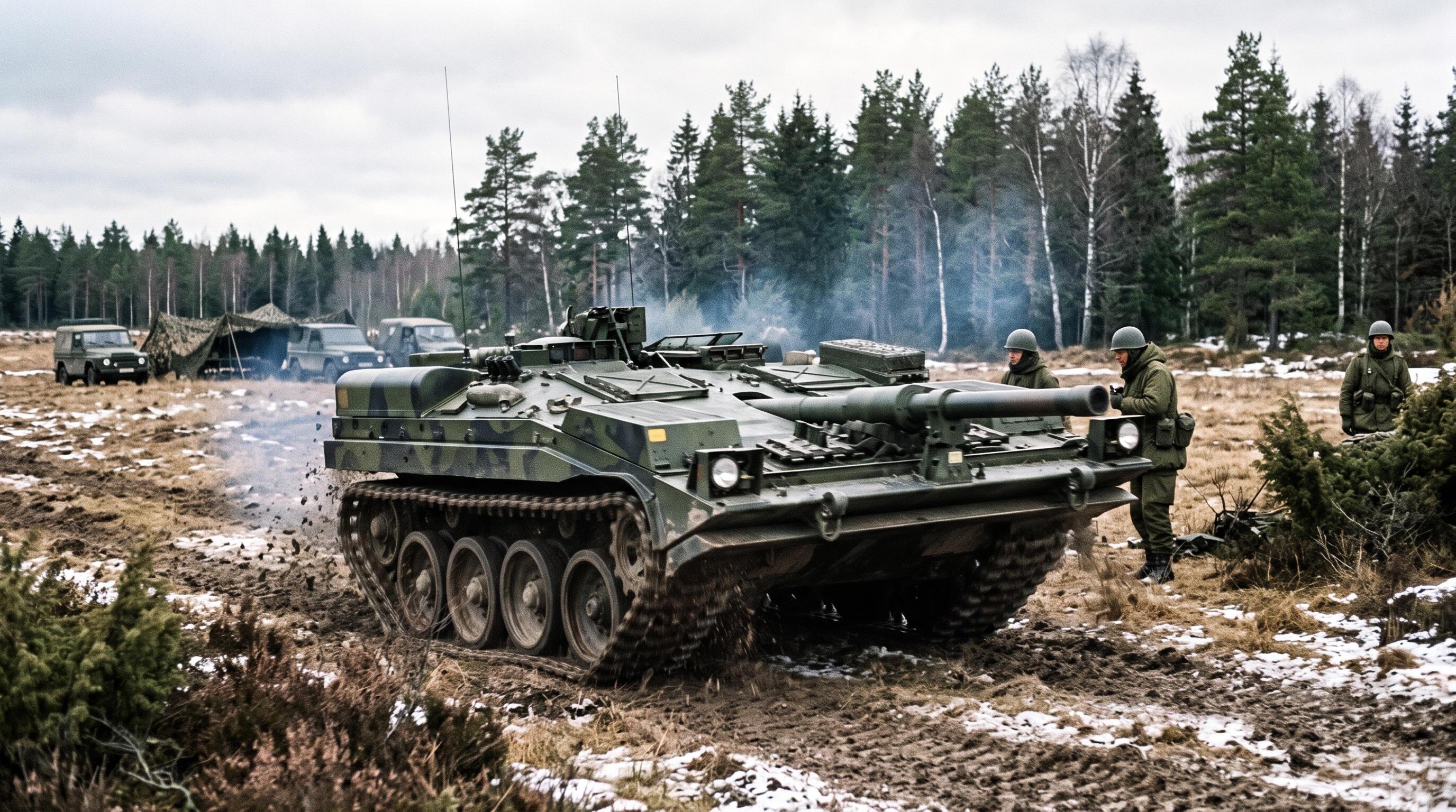 Suecia construyó un tanque sin torreta en 1967 - cómo el Strv 103 ...