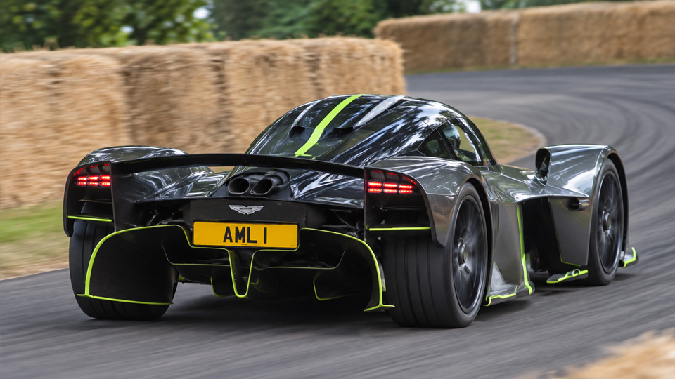 Aston Martin Valkyrie screams to 11,100 RPM at Goodwood