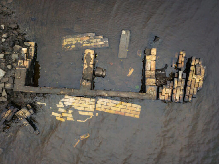Lost villages unearthed from reservoir thanks to low water levels