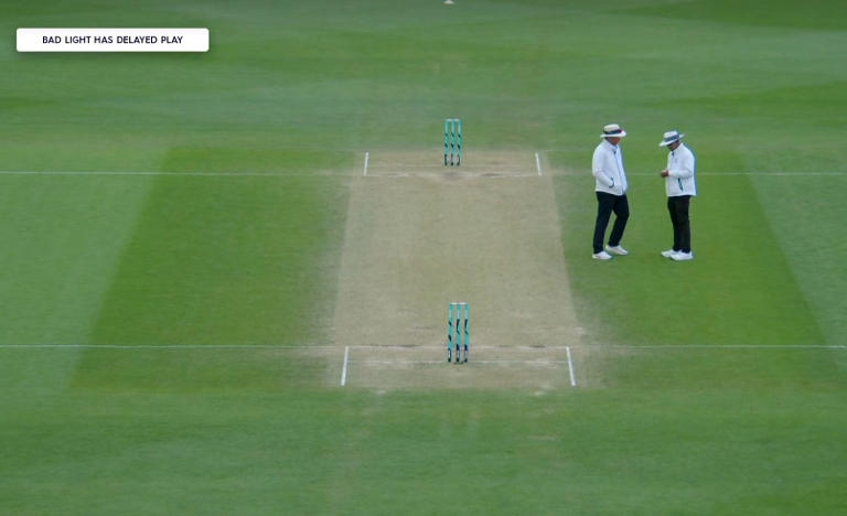 1st unofficial test: Padikkal heroics in vain as bad light robs India ...