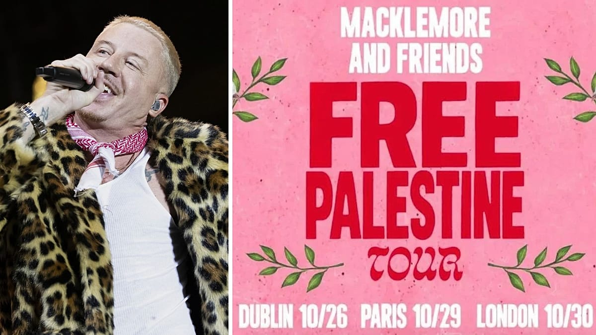 Macklemore begins Free Palestine tour in Europe with call for unity in ...