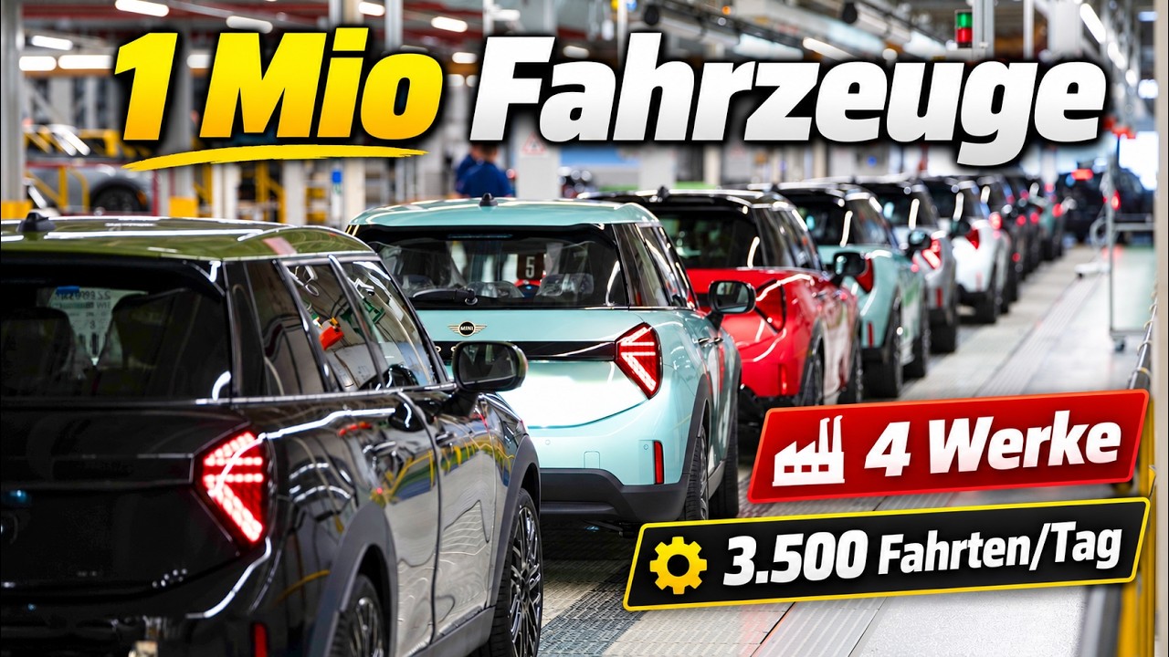 BMW Group: 1 million Fahrzeuge fahren ohne Fahrer durch die Werke