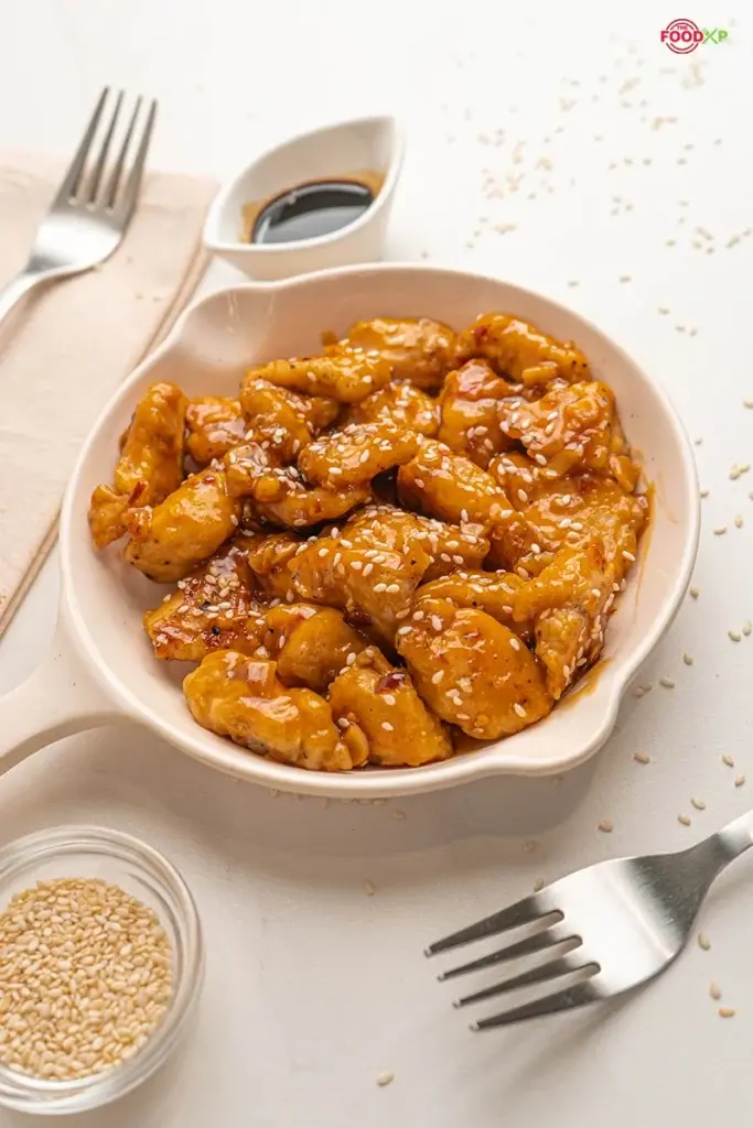 Air fryer orange chicken recipe