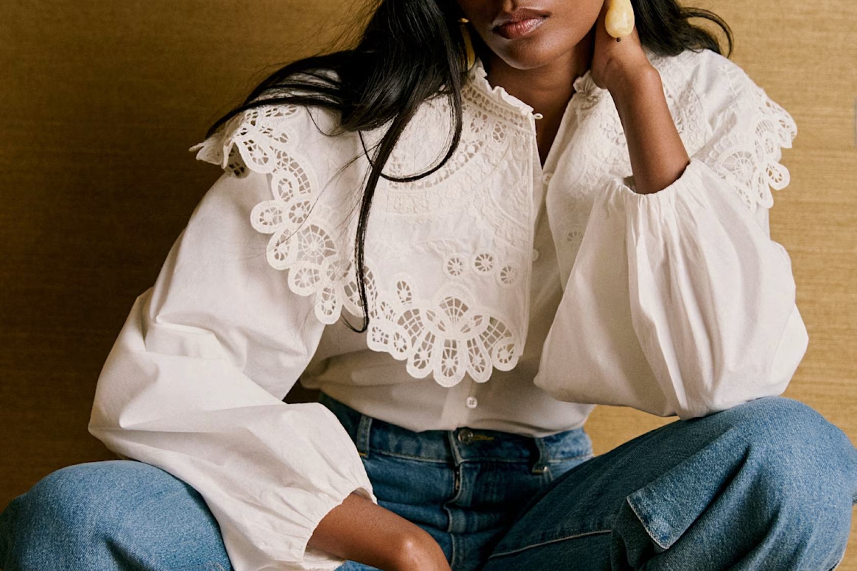 Big-collar energy: 9 statement blouses that do all the outfit work for you