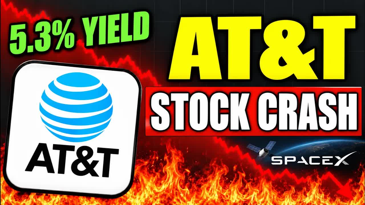 AT&T stock is crashing | AT&T (T) stock analysis