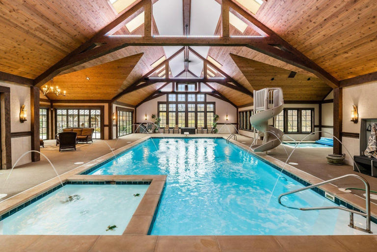 9-acre Pickerington home with resort-like natatorium returns to market