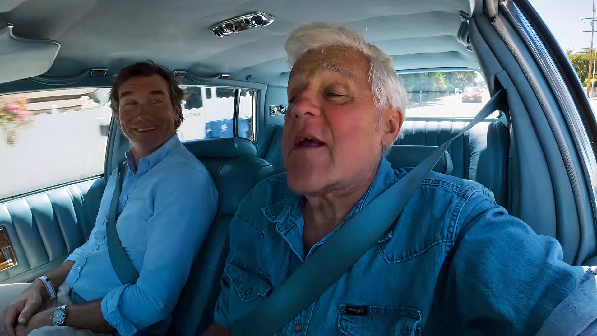 Jay Leno drives a stolen Cadillac that nearly became a 90-mph getaway car