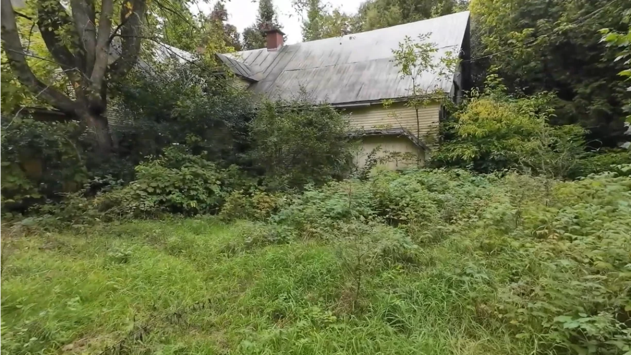 Exploring an abandoned time capsule house with a barn and garage