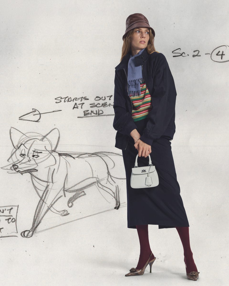 How Prada’s hand-drawn holiday campaign starring Sadie Sink and Maya ...